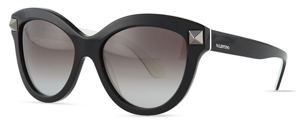 Valentino Rockstud-Front Cat-Eye Sunglasses