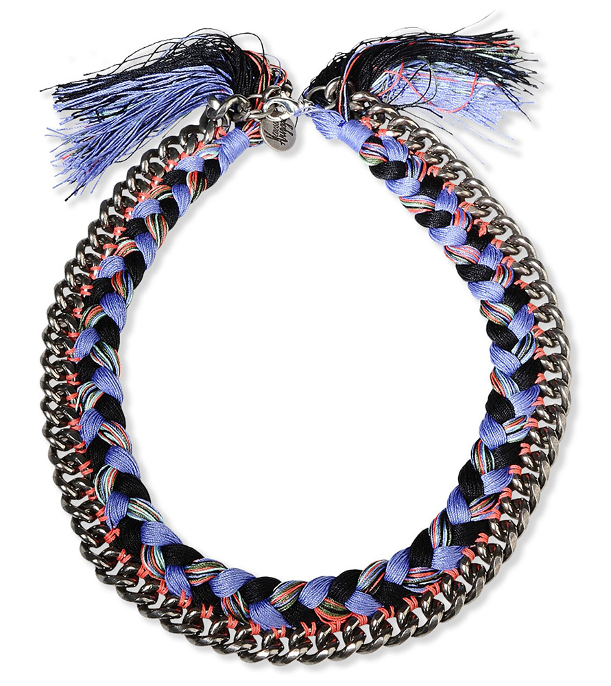 Venessa Arizaga Woven Chain Necklace