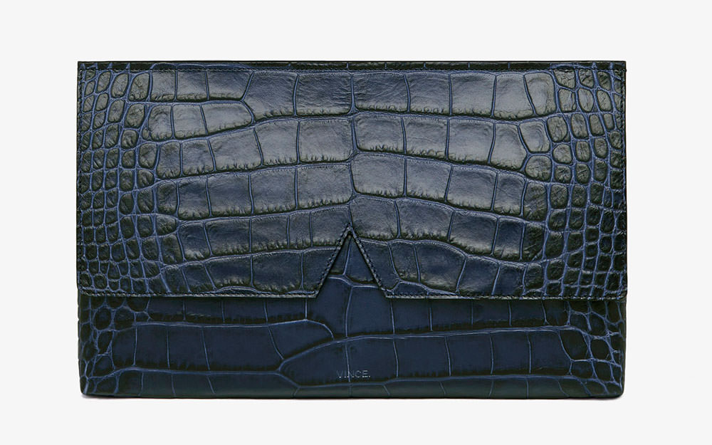 Vince-Signature-Collection-Croc-Stamped-Clutch