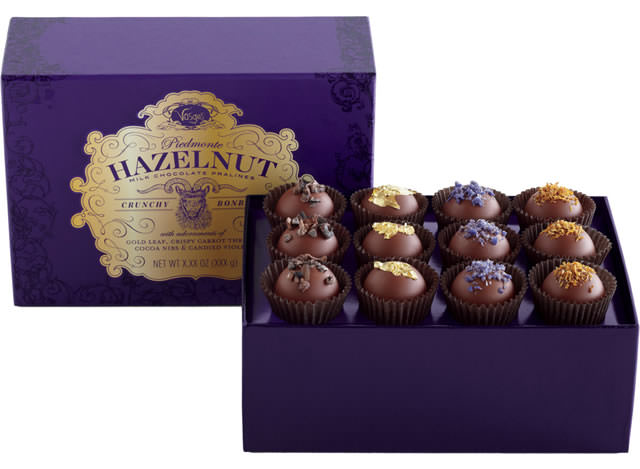 Vosges Piemonte Hazelnut Milk Chocolate Crunchy Pralines Bonbons