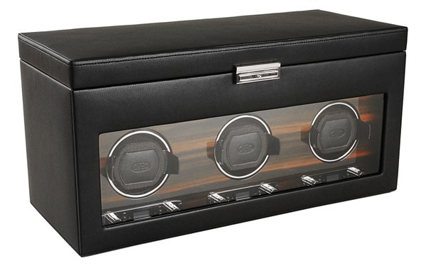 Wolf Designs Roadster Triple Watch Winder Case