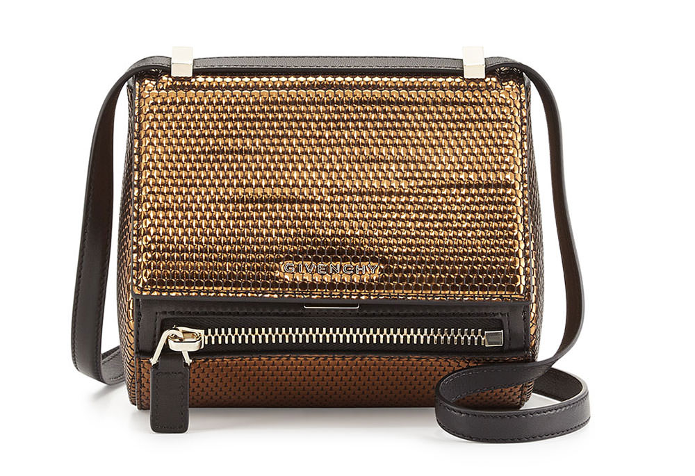 Givenchy-Metallic-Woven-Mini-Pandora-Box-Bag