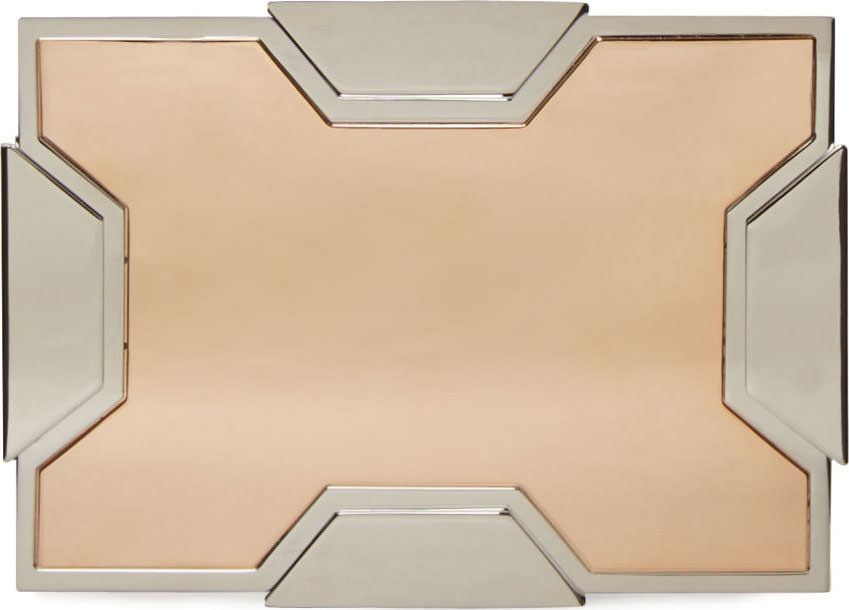 Lee-Savage-Silver-and-Rose-Gold-Small-Space-Clutch