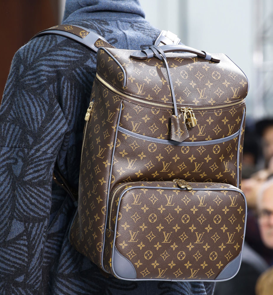 Monogram Makes a Major Comeback at Louis Vuitton&#39;s Fall 2015 Menswear Show - PurseBlog