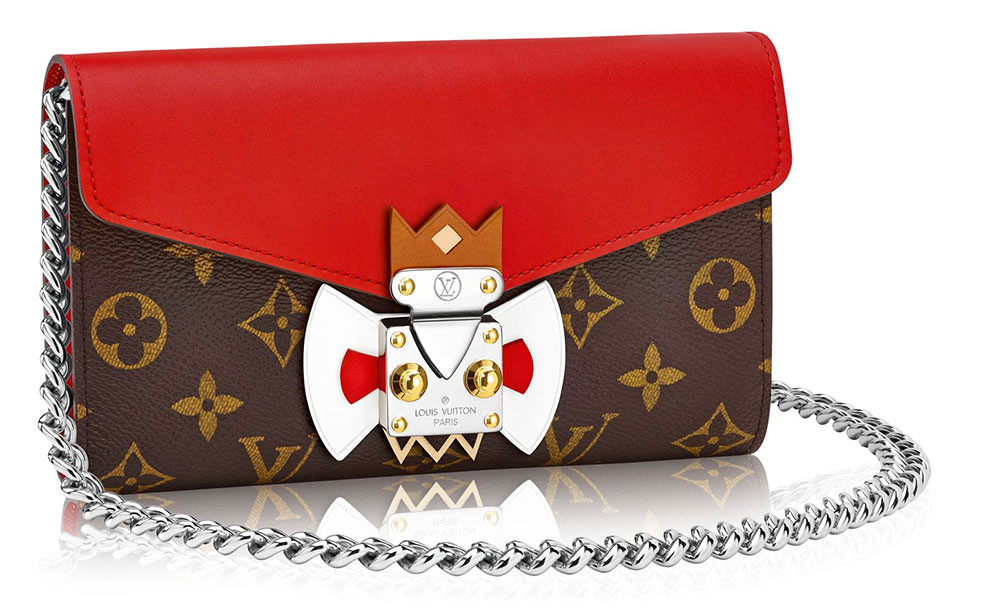 Check Out Louis Vuitton's Fun Cruise 2015 Bags, Now Available in Stores and Online 16 Louis-Vuitton-Tribal-Mask-Chaine-Wallet-Red