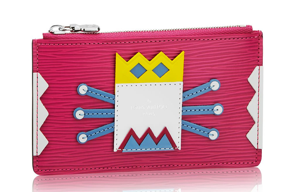 Check Out Louis Vuitton's Fun Cruise 2015 Bags, Now Available in Stores and Online 18 Louis-Vuitton-Tribal-Mask-Key-Pouch-Pink