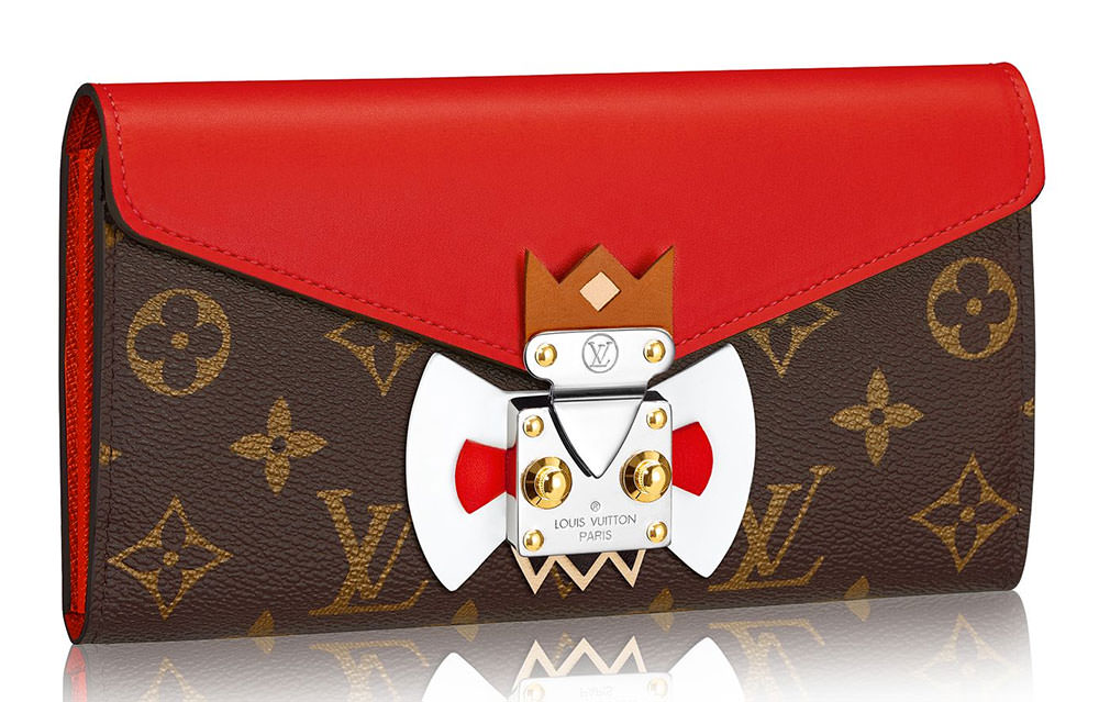 Louis-Vuitton-Tribal-Mask-Sarah-Wallet-Red
