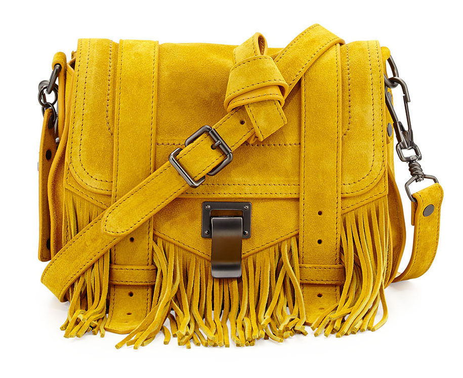 Proenza Schouler PS1 Suede Fringe Bag