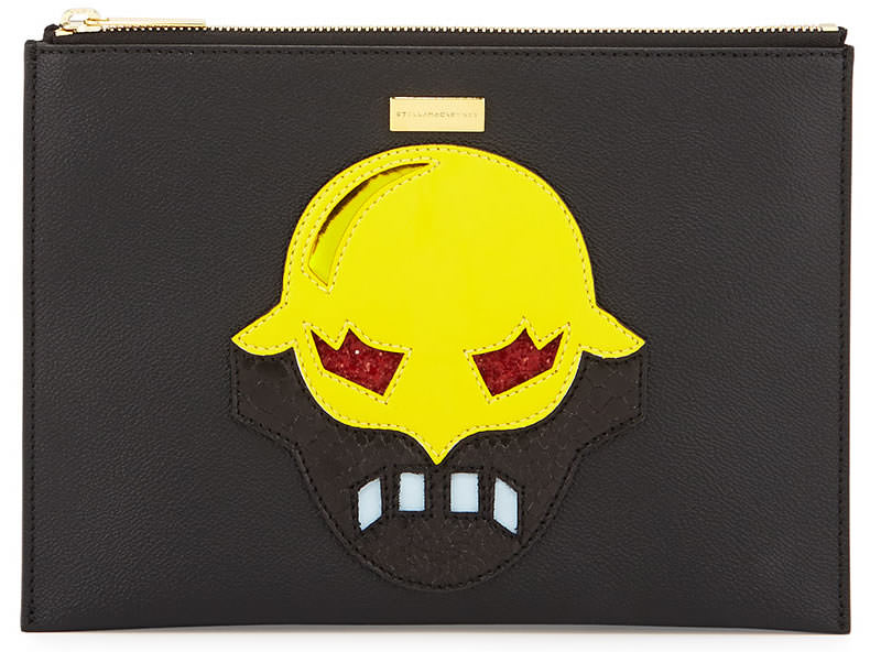 Stella McCartney  Super Hero Small Zip Clutch Bag