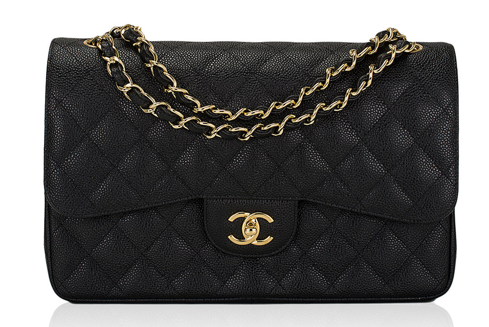 Chanel-Caviar-Classic-Flap-Bag-Black