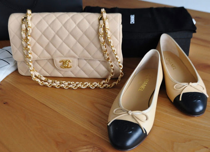 Chanel-Classic-Flap-Bag-and-Ballet-Flats