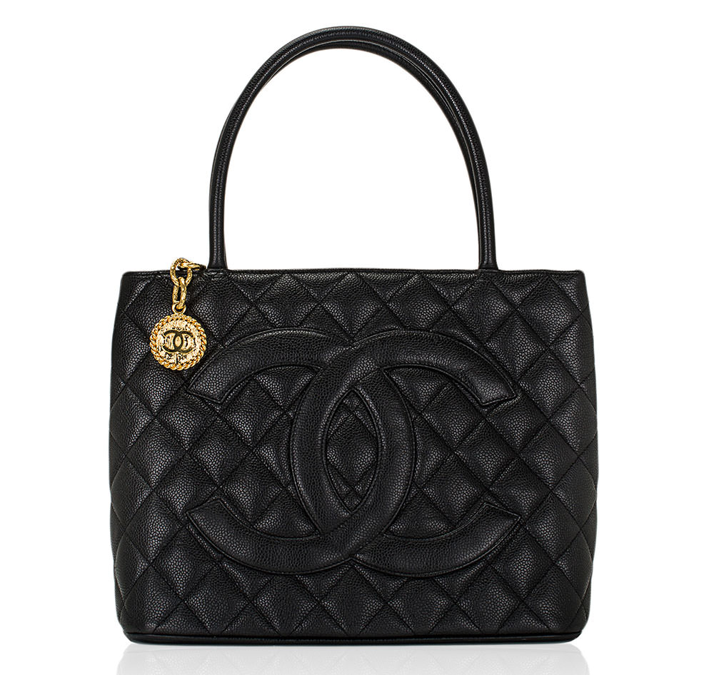 Chanel-Gold-Medallion--Tote