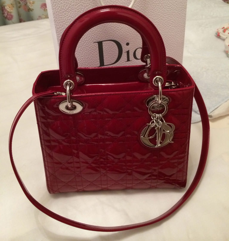 Christian-Dior-Lady-Dior-Mini-Bag-Red