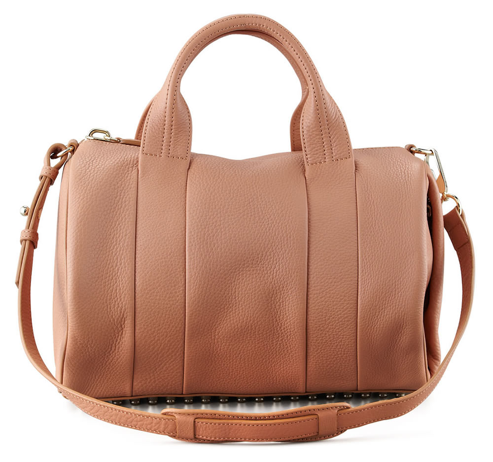 Alexander Wang Rocco Stud-Bottom Satchel Duffel Bag