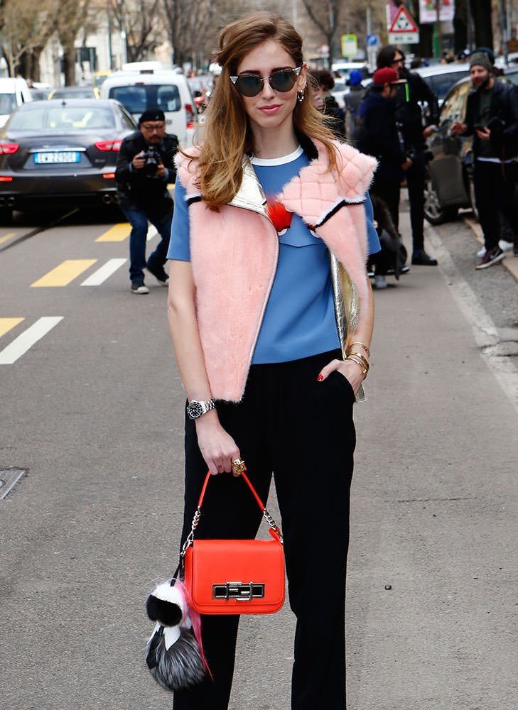 Chiara-Ferragni-Fendi-3Baguette-and-Karlito-Bag-Bug