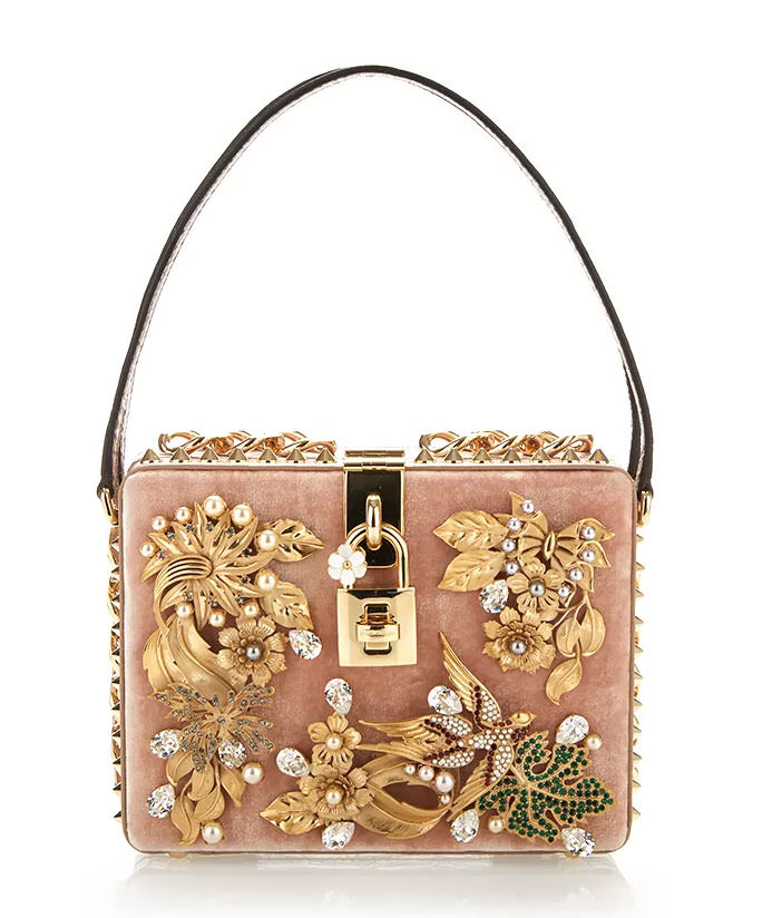 Dolce-&-Gabbana-Nude-Velvet-Cocco-Bag