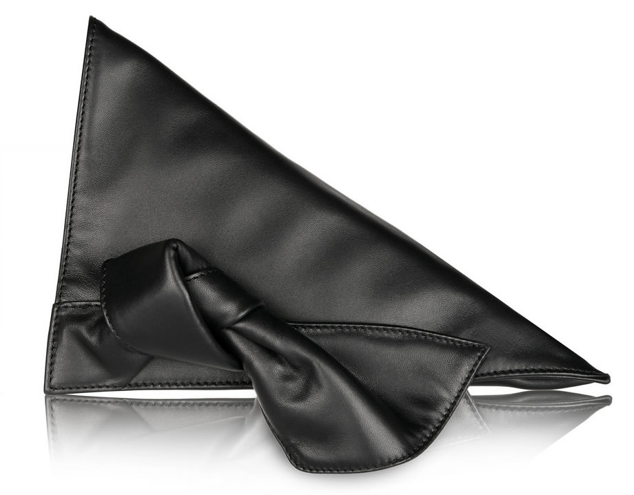 Loewe Wedge Leather Clutch