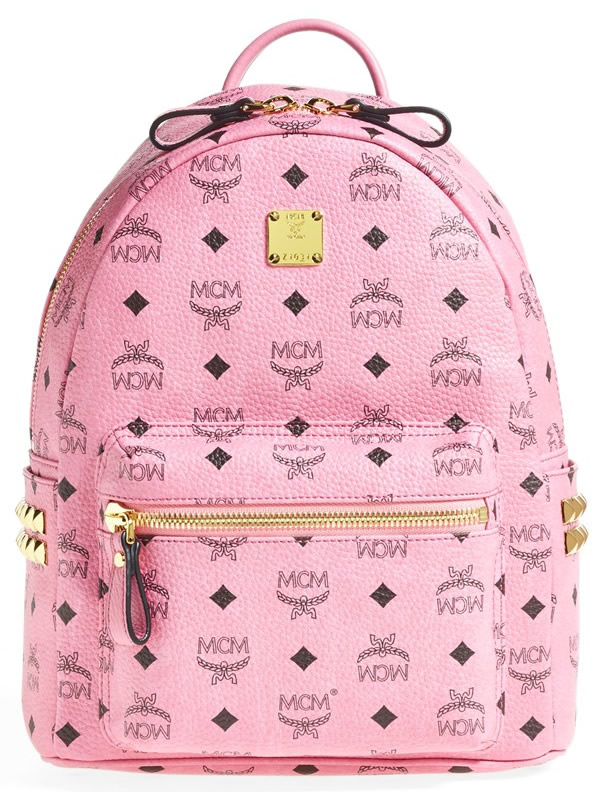 MCM Small Visetos Coated Canvas Backpack