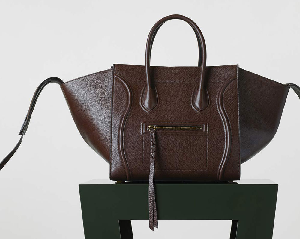 Celine-Medium-Phantom-Luggage-Tote-Brown