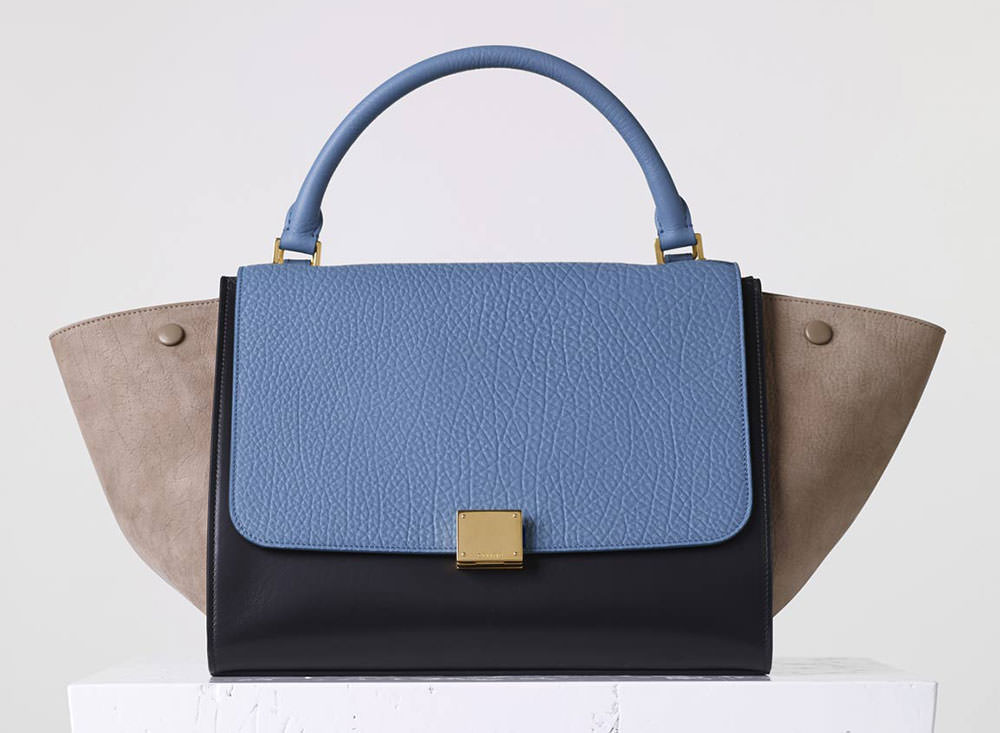 Celine-Tricolor-Medium-Trapeze-Bag