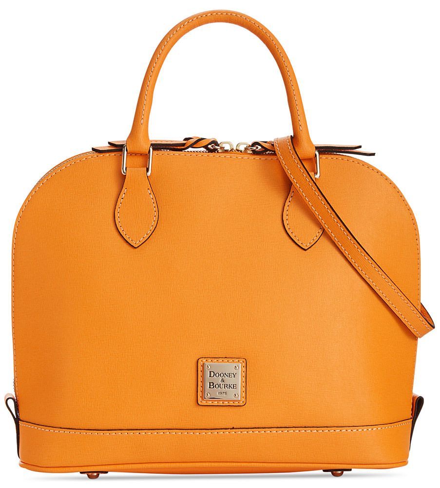 Dooney-and-Bourke-Saffiano-Zip-Zip-Satchel