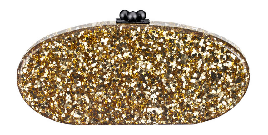 Edie Parker Edie Confetti Acrylic Clutch Bag