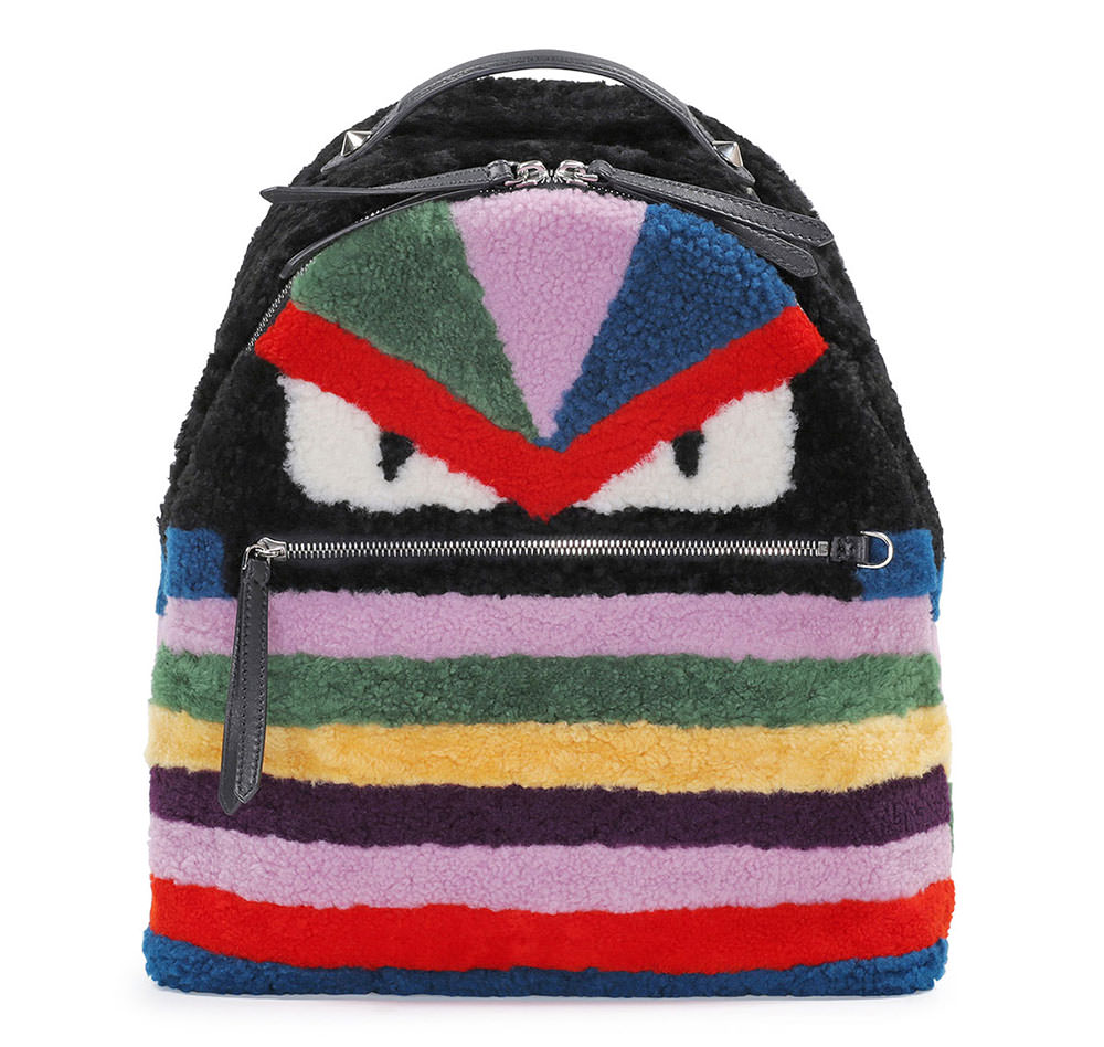 Fendi-Monster-Shearling-Fur-Backpack