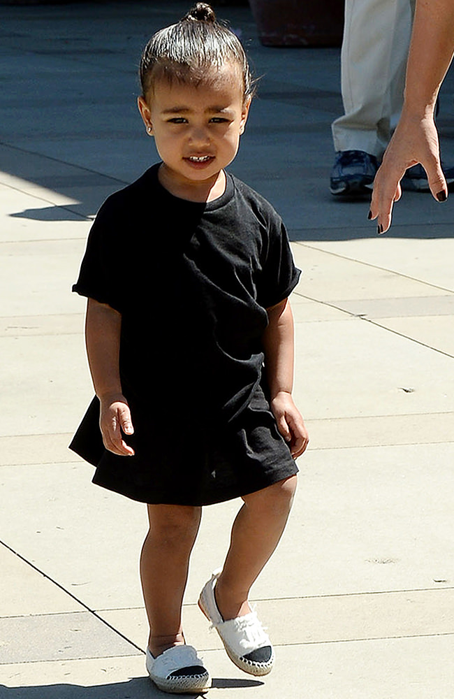 Kim Kardashian and her daughter North West go to the movies at The Commons in Calabasas, CA ***NO DAILY MAIL SALES***