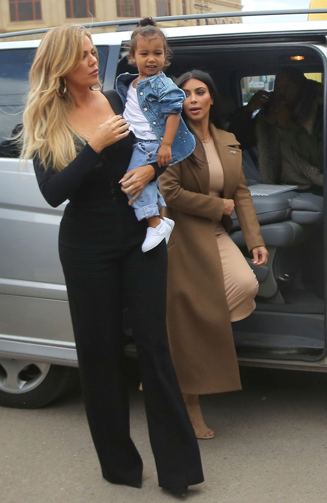 Kim Kardashian holds daughter North in arms as she visits church in Gyumri with family on her trip in Armenia