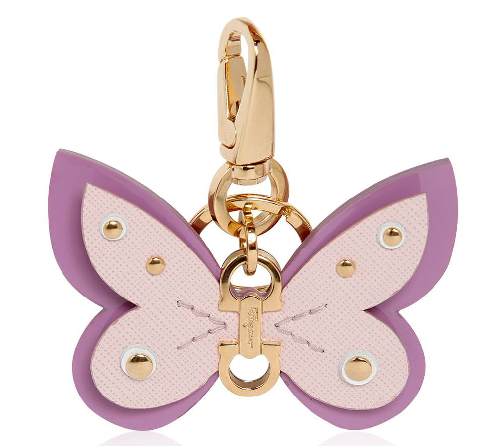 Salvatore-Ferragamo-Saffiano-Butterfly-Key-Chain