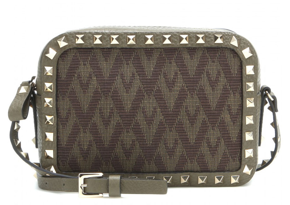 Valentino-Rockstud-Jacquard-and-Leather-Camera-Bag