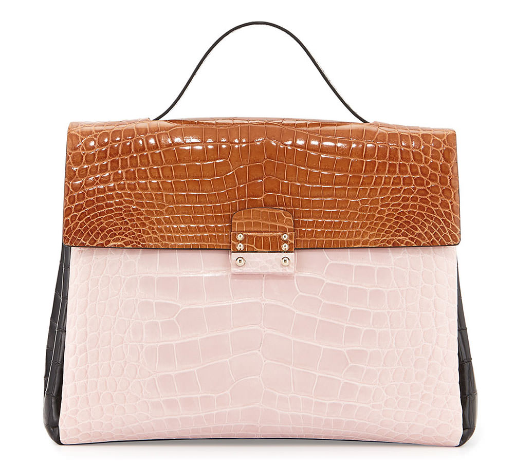 Valentino-Tricolor-Crocodile-Bag