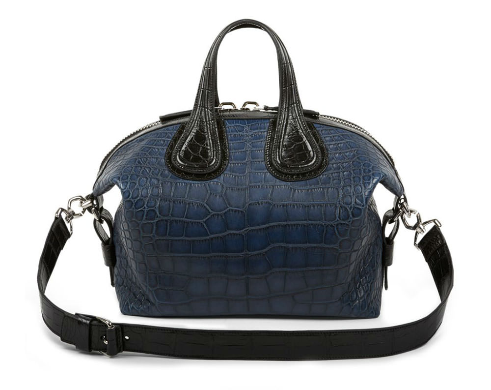 Givenchy-Nightingale-Small-Bicolor-Crocodile-Satchel