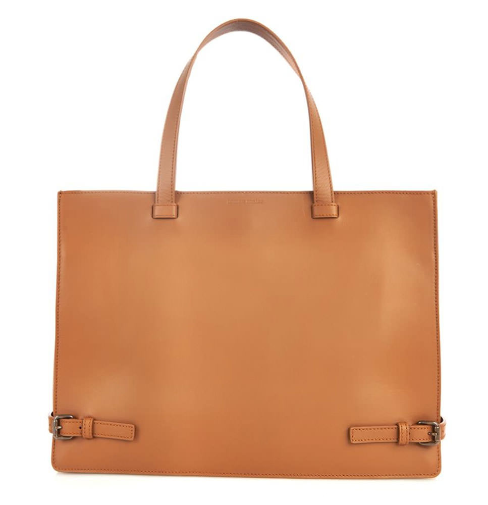 Tomas-Maier-Leather-Buckle-Tote