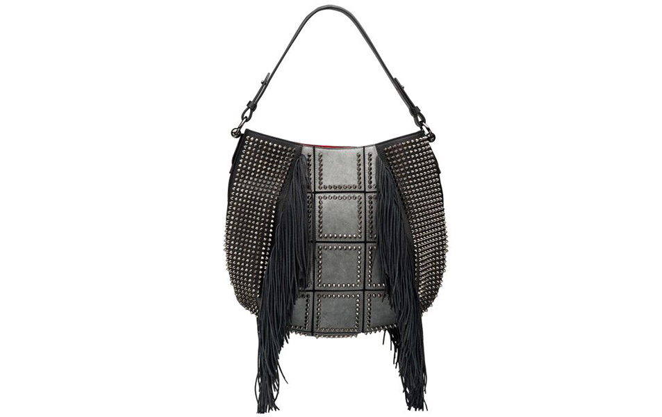 Christian Louboutin Pre-Fall 2015 Lucky L Hobo Fringes