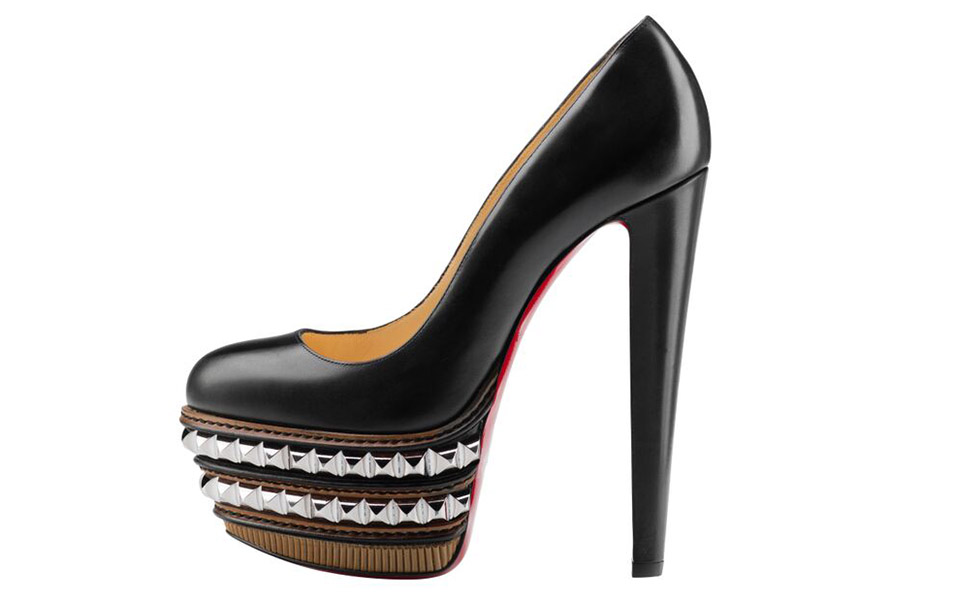 Christian Louboutin  Saudade 160mm Shiny Calf Black