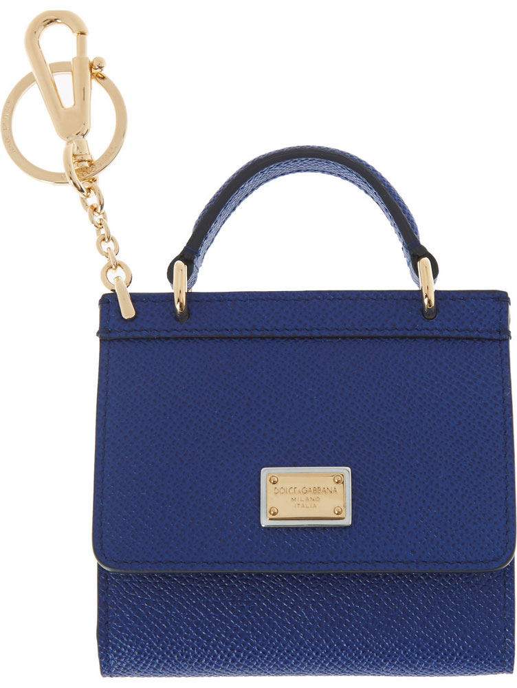 Dolce-and-Gabbana-Handbag-Keychain-Blue