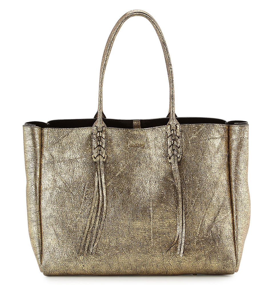 Lanvin-Metallic-Crinkled-Leather-Tote