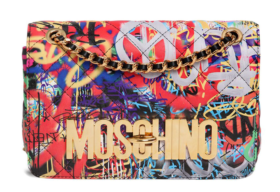 Moschino-Graffiti-Flap-Bag