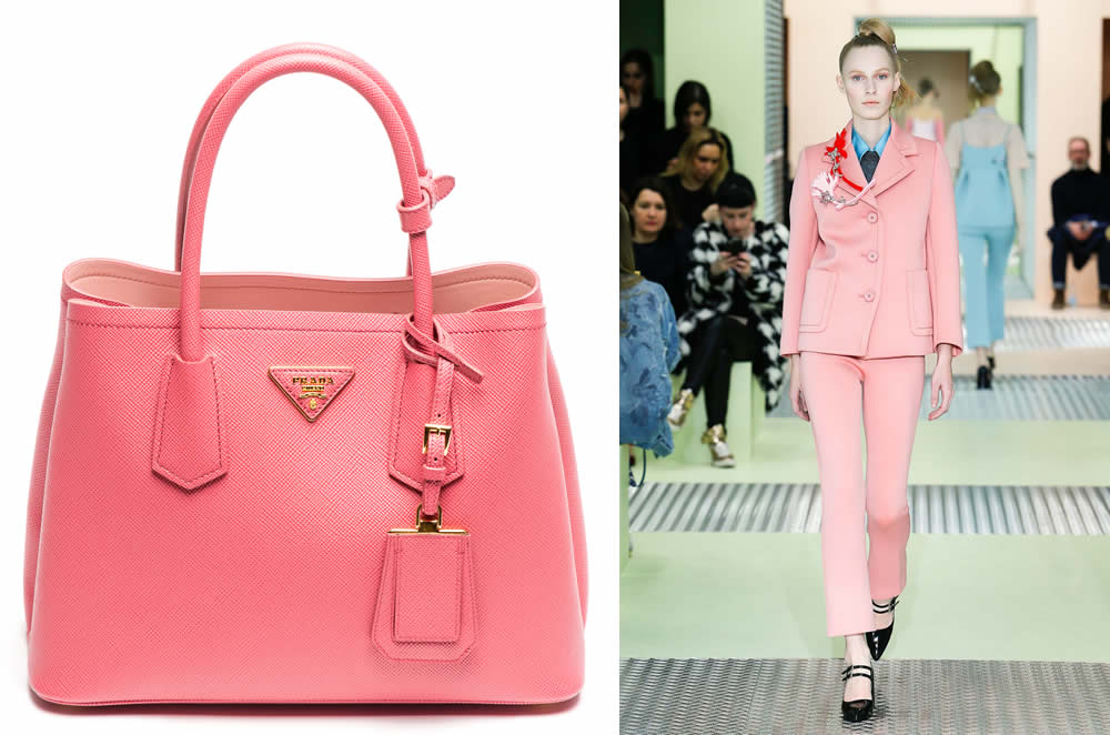 Prada bag sales pink colour