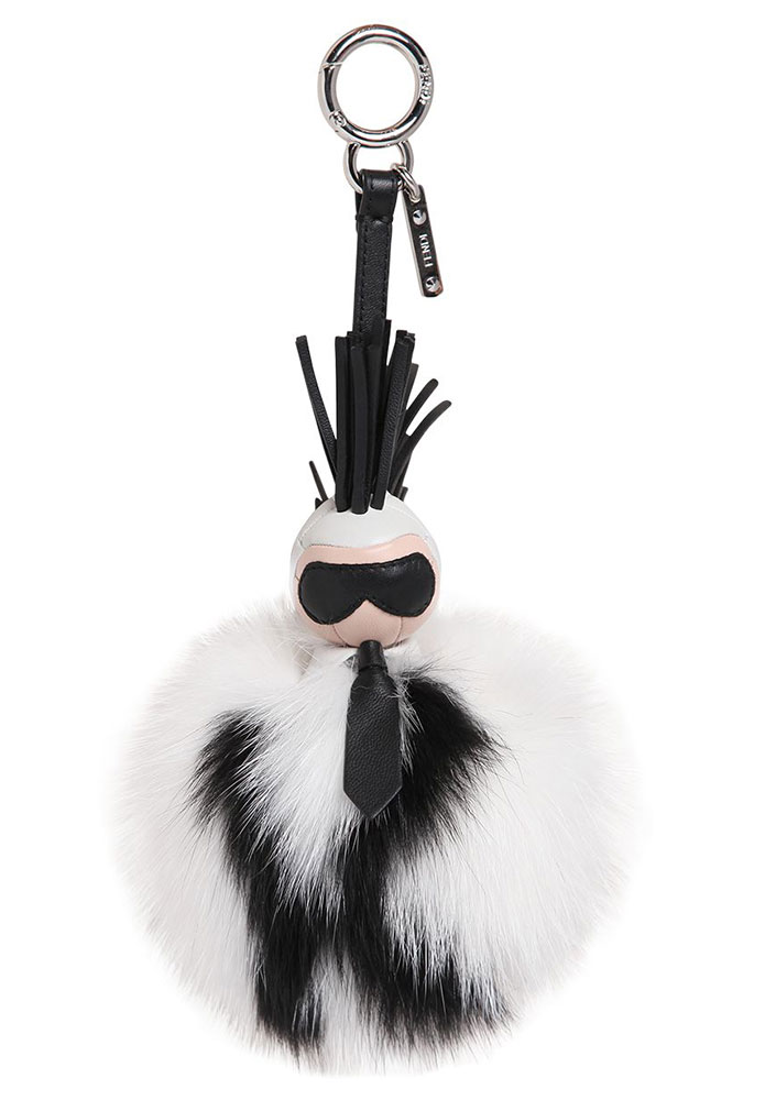 Fendi-Karlito-Mink-Fur-Charm-White