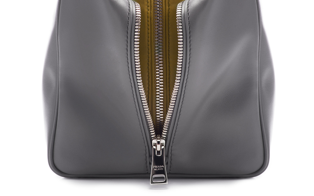 Prada Inside Bag Soft Calf  Marmo Salvia Detail 02