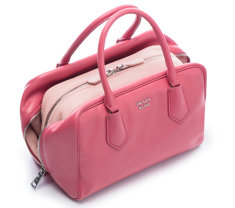 Prada Inside Bag Soft Calf Tamaris Pesca