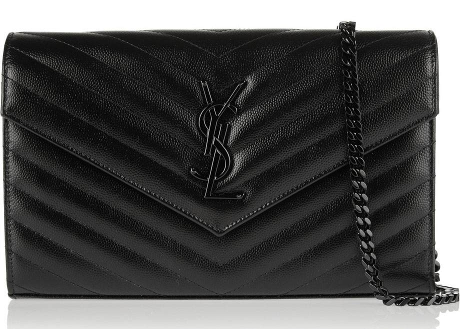 Saint-Laurent-Monogramme-Wallet-on-a-Chain