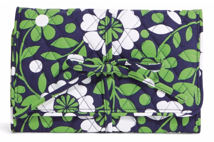 Vera Bradley All Wrapped Up Jewelry Roll in Lucky You