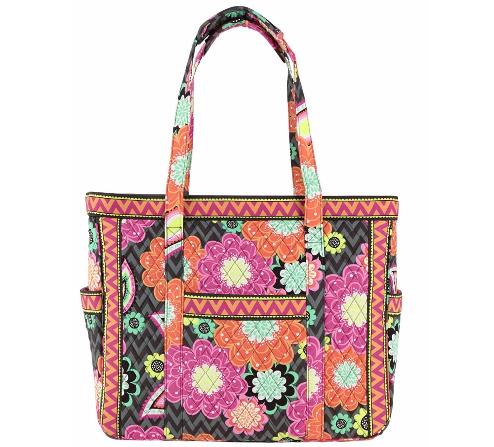 Vera Bradley Get Carried Away Tote in Ziggy Zinnia