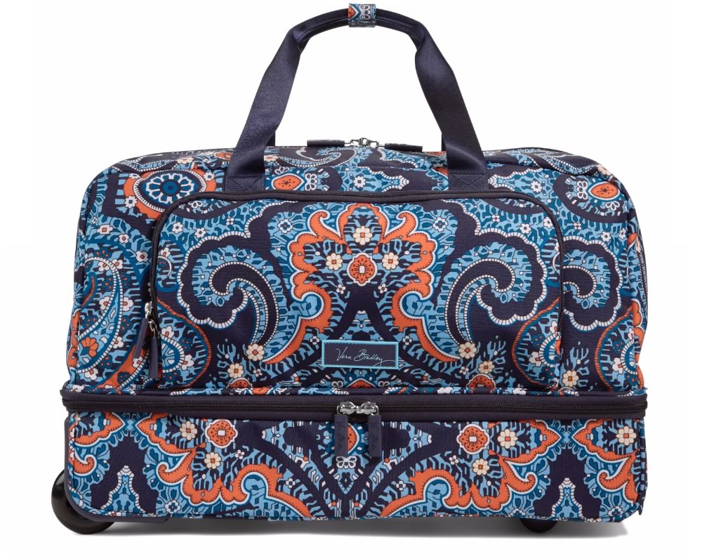 Vera Bradley Lighten Up Wheeled Carry On Luggage in Marrakesh