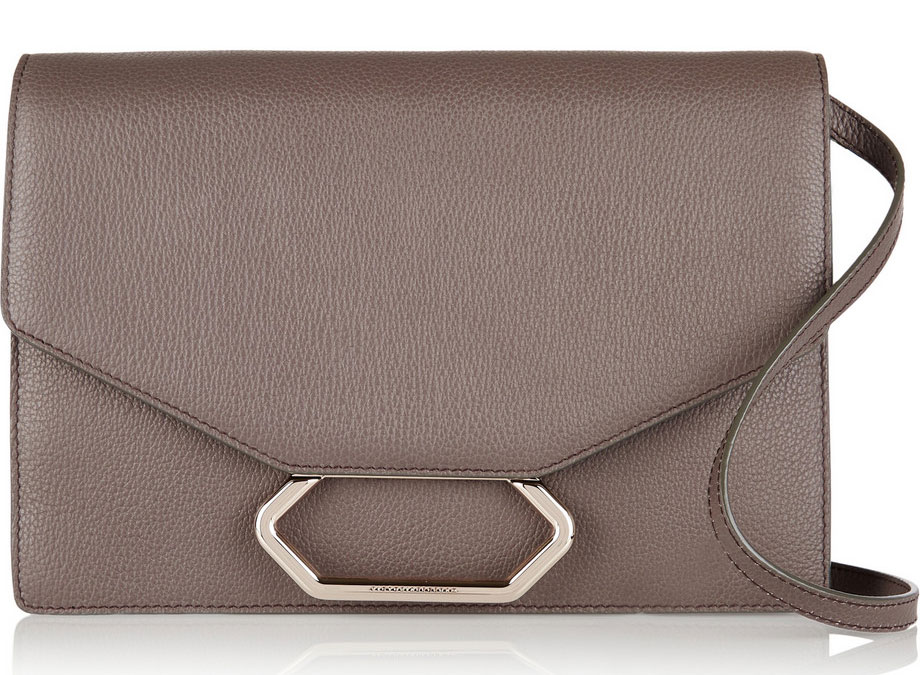 Victoria-Beckham-Money-Clutch-Shoulder-Bag-Grey