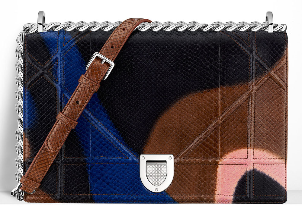 Christian-Dior-Diorama-Bag-Painted-Python-Bag