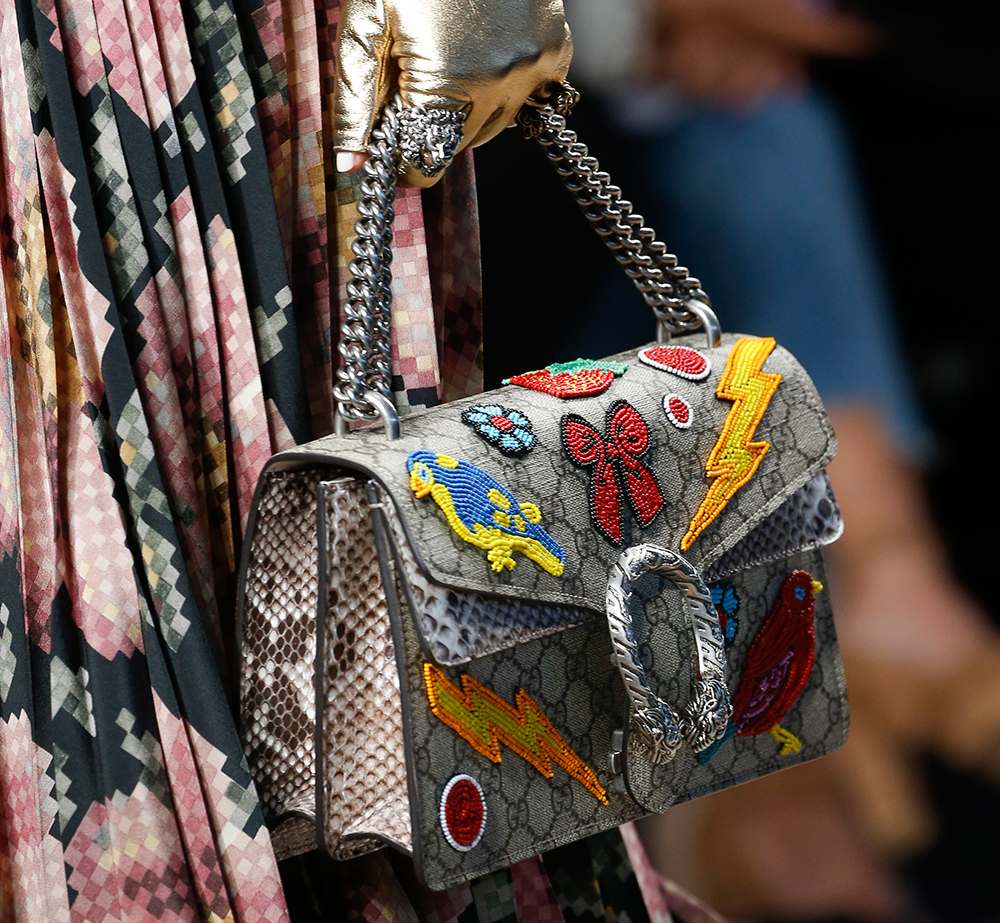 Gucci Gets Detailed for Its Spring 2016 Runway Bags - PurseBlog